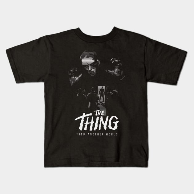 The Thing from Another World Kids T-Shirt by MonoMagic